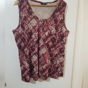 💕 3/$15 Reitmans Printed Sleeveless Tank 3X